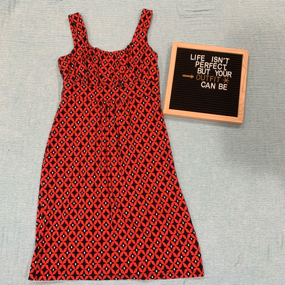 ☀️ CLEARANCE: Ann Taylor Red & Blue Summer Dress